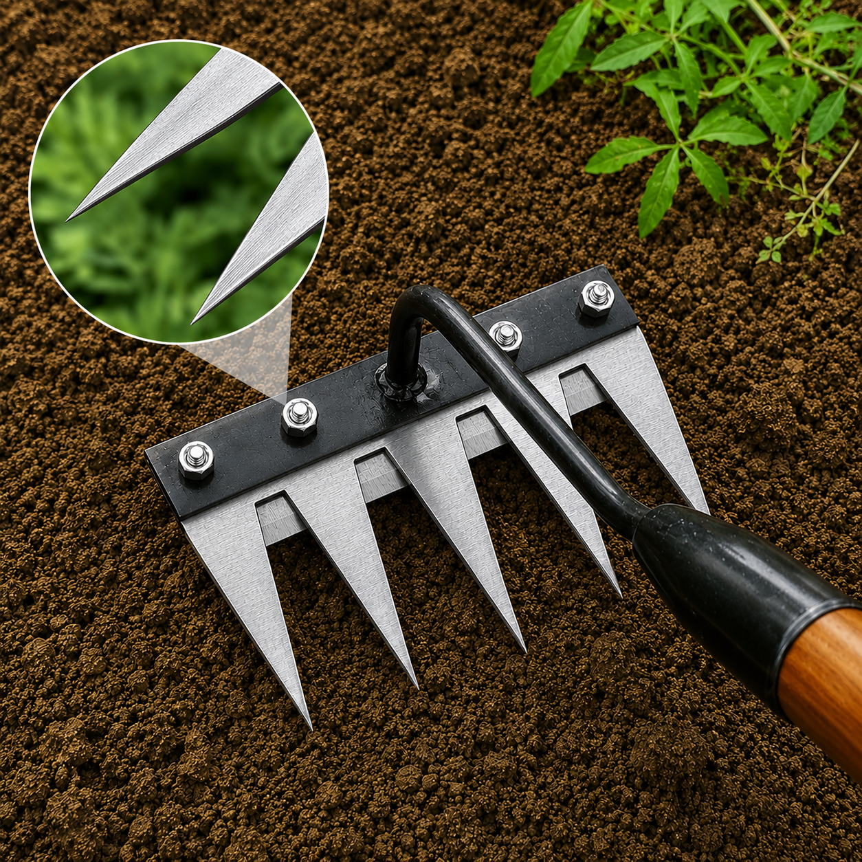 5 Teeth Weeding Tool 🌱